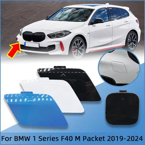 Dragkroksskydd för fram- och bakstötfångare för BMW 1-serie F40 M-Sport Technic 2019-2024 51119463082 51129465102 Släpvagnslock 12 best sales BMW Technic - №1