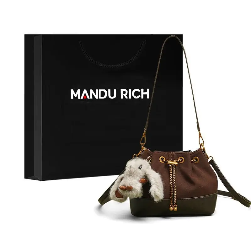 2026 New Going Out Commute Tote Bucket Bag One Shoulder Underarm Foreign Style Bags Light Versatile Niche Women Fashion Package