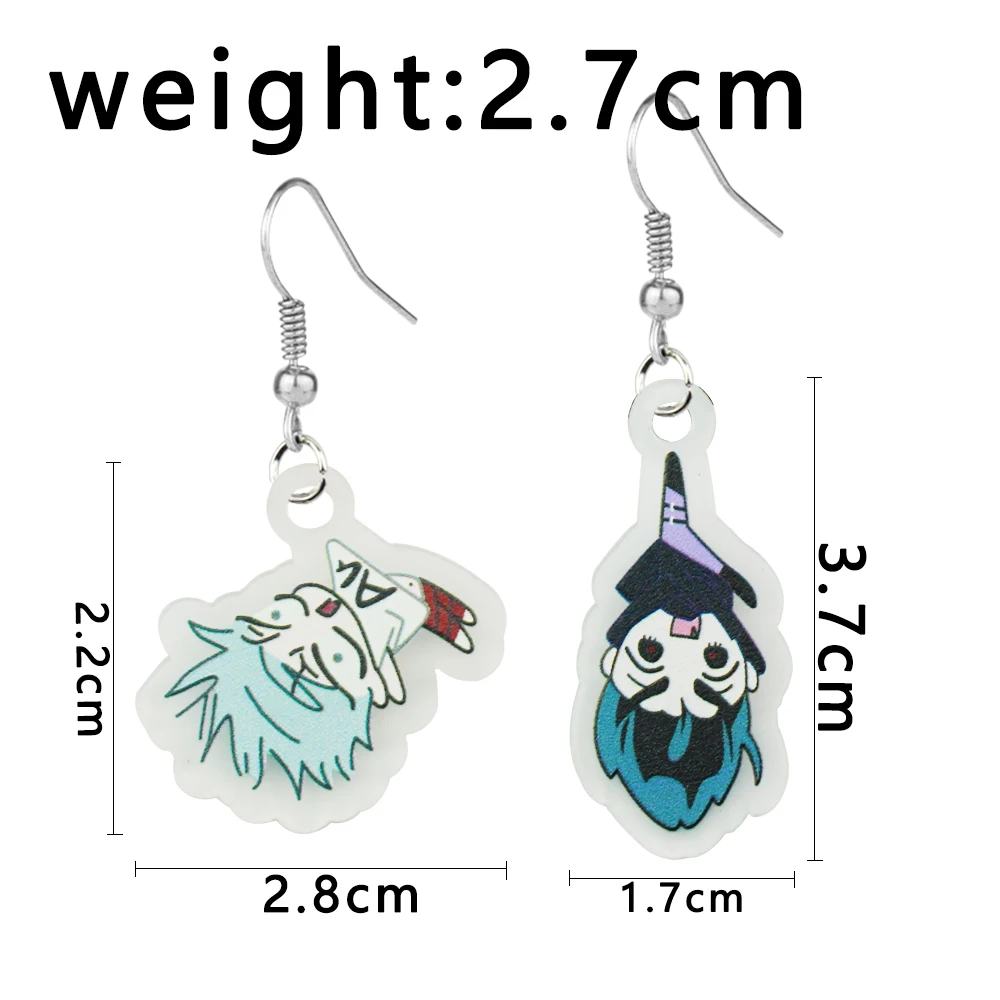 ALIEN STAGE IVAN & TILL Dangle-dangle Drop Earring Man Acrylic Pendant Woman Ear Hook Girls Anime Jewelry llavero Gift