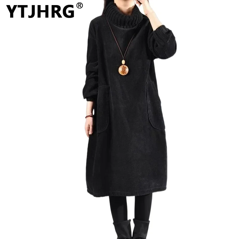 YTJHRG Sweaters Women\'s Dress Turtleneck Knitted Pullovers Party Female Clothing Korean Fashion 2024 Autumn Winter Long Sleeve