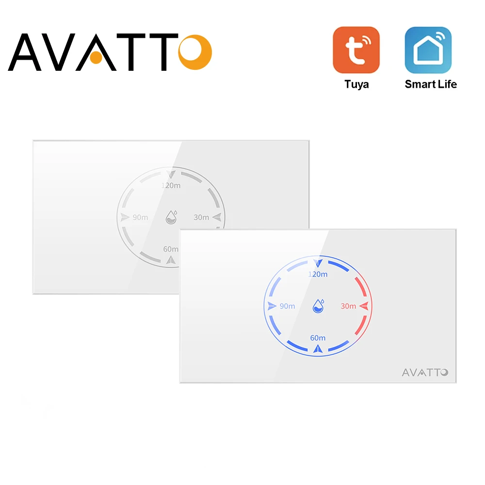 

Умный переключатель котла AVATTO WiFi, переключатель израильской подставки с монитором энергии, работа для Alexa Google Home