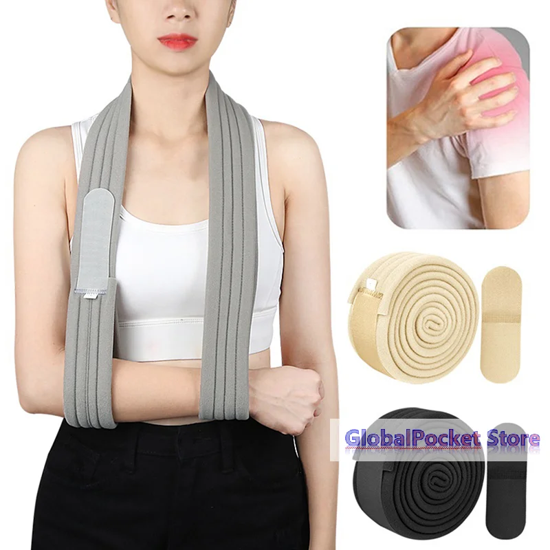 [TG823]1PC Adjustable Arm Sling Fracture Recovery Forearm Breathable Fixation Sling Shoulder Support Braces Supports For Patient