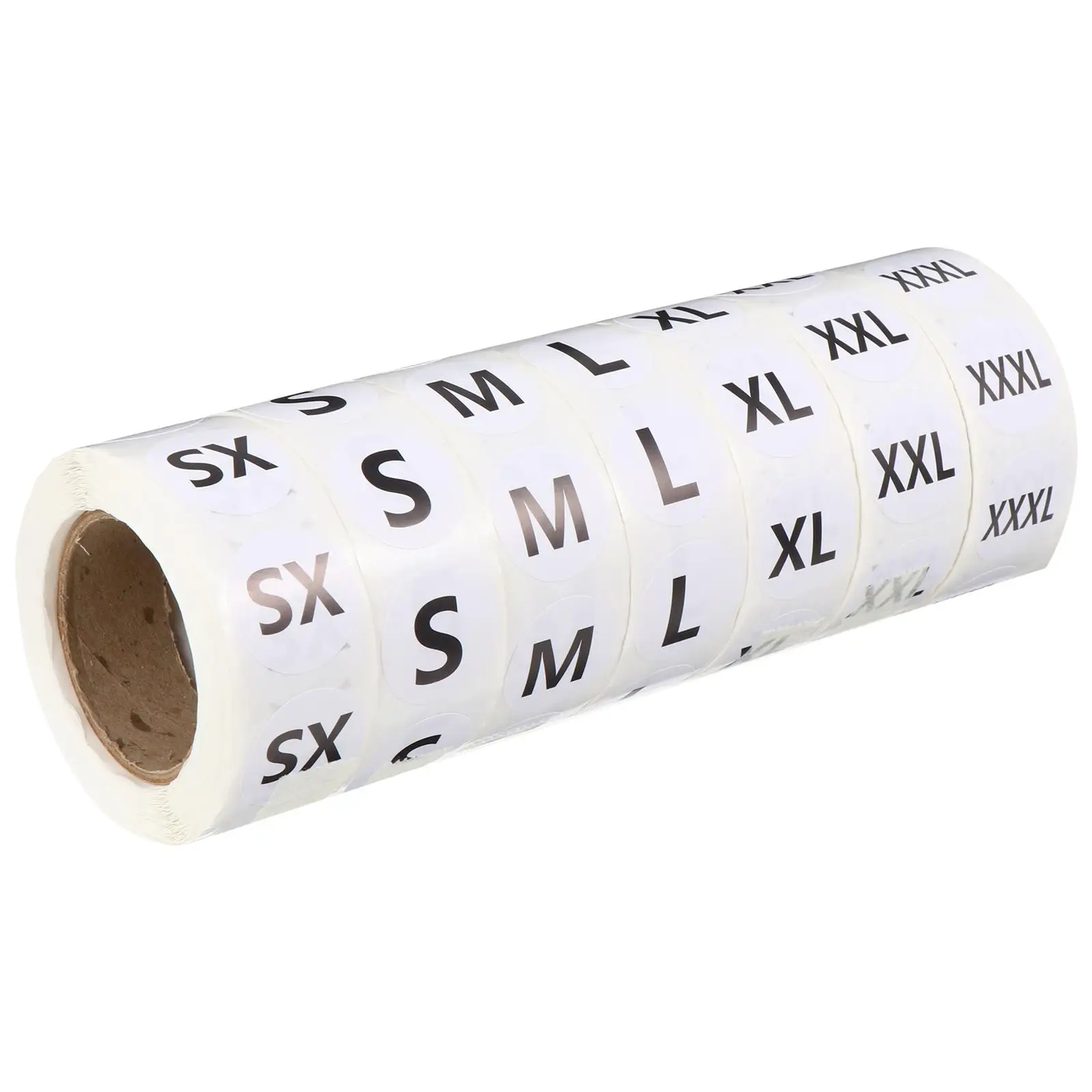 Poster Label Stickers Clothing Size Round Labels to Weave Pant White Paper Self-adhesive Child