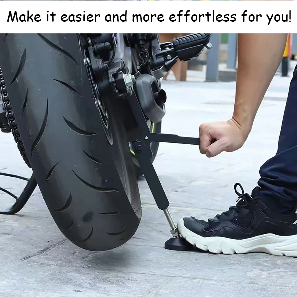 

Универсальная подставка для колес мотоцикла, экономичная боковая опора колеса, подъемник, металлическая подъемная рама маятника для большинства мотоциклов