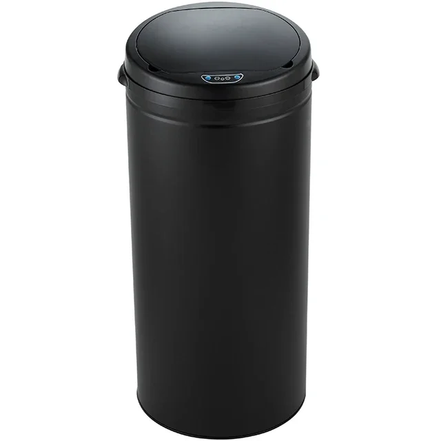 Commercial sensor touchless button smart trash can intelligent motion sensor  trash can