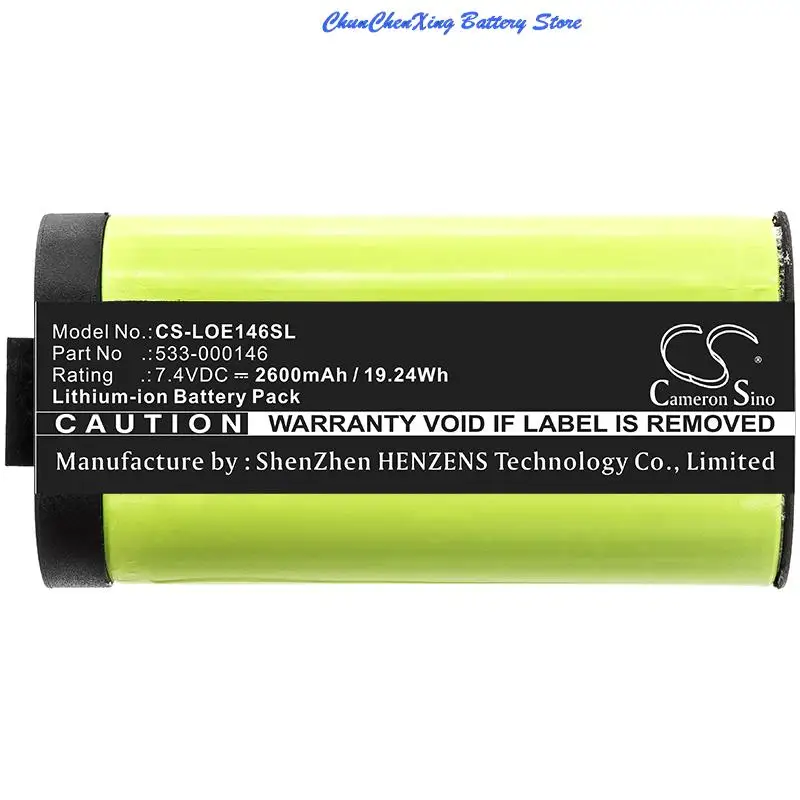 Cameron Sino 2600mAh/3400mAh bateria do Logitech 084-000845, 984-001362, Megaboom 3, S-00171, Ultimate Ears Megaboom 3