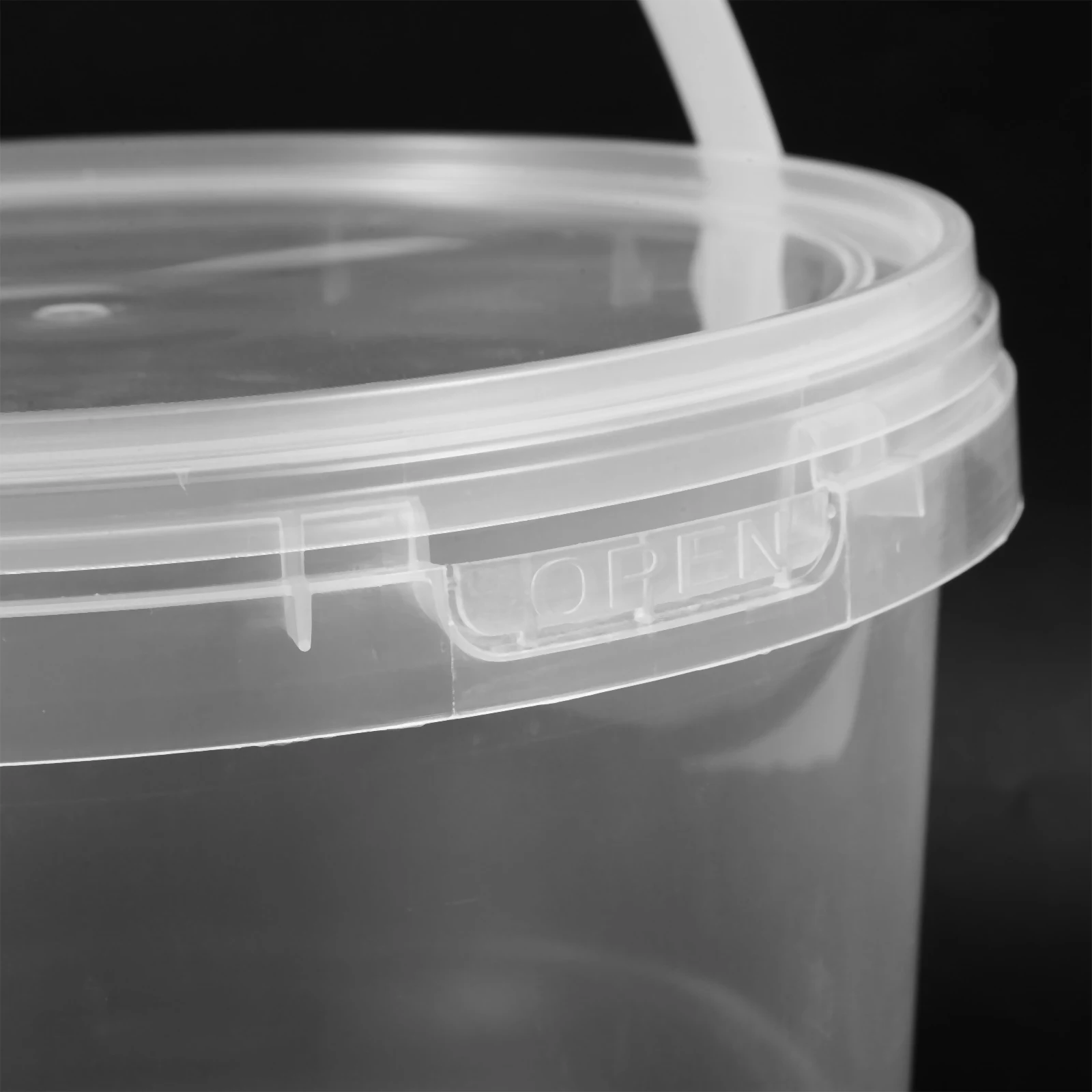 

8pcs Storage Bucket Food Containers Lids Kitchen Small Portable PP Reusable Clear Bins for Lobster Ice Cream Dessert Homemade