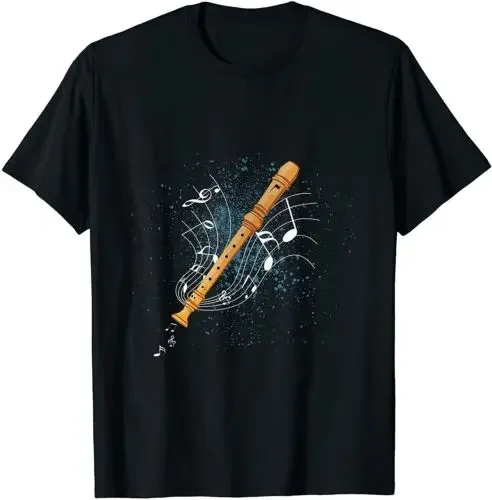 NEW Recorder Orchestra Instrument Flute Gift for Musicians T-Shirt - MADE IN USA