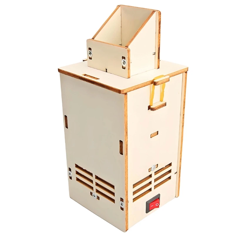Wooden DIY Science Experiment Project for Kids, Vacuum Cleaner Model Assembly Toy for Classroom Science Activity, Home F19E