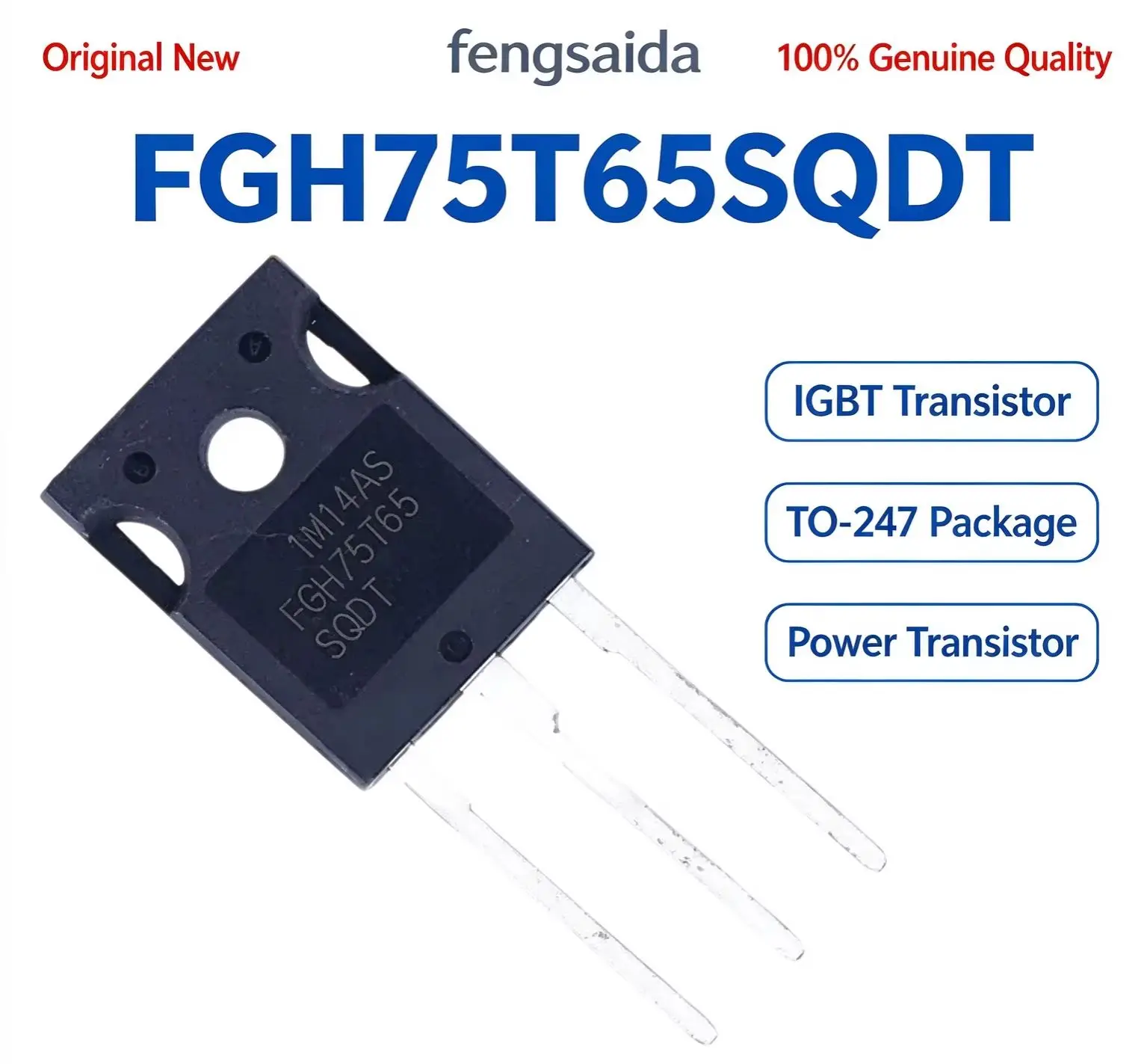 5개 FGH75T65 FGH75T65SQDT 75T65SQDT TO-247 75A 650V 재고 있음 IC 도매
