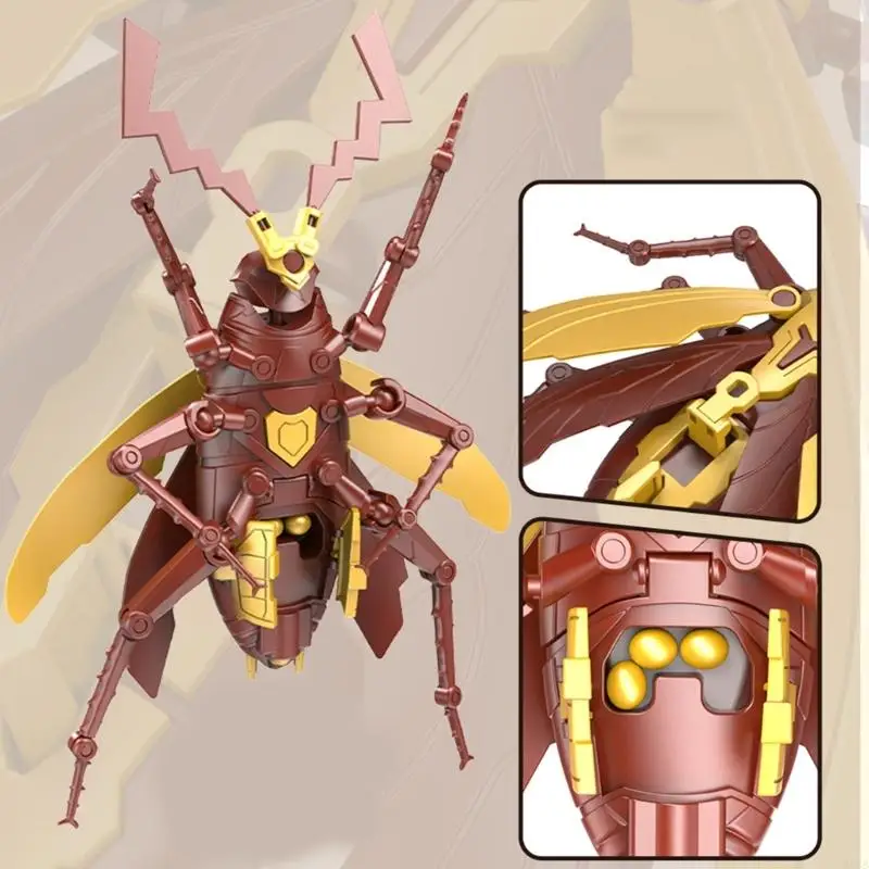 

Transformable Cockroach Mecha Skeleton Robot Building Set For Kids With Multiple Assembly Options A2UB