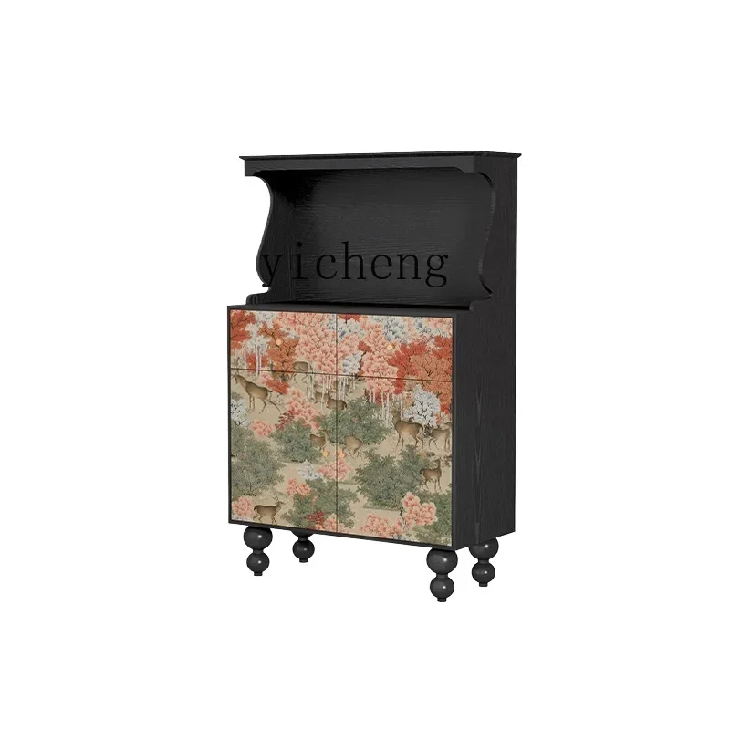 

TQH side cabinet, living room decorative cabinet, coffee and tea cabinet, bedroom locker, integrated floor cabinet