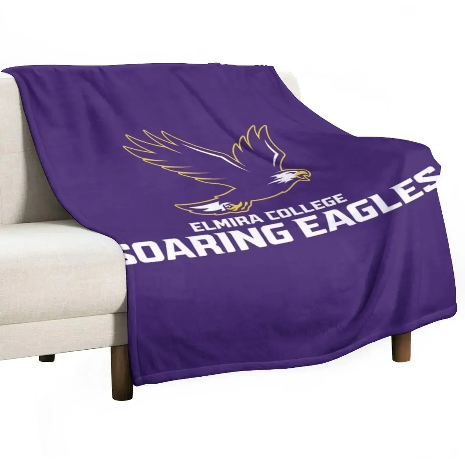 

Elmira College Throw Blanket Stylish Couch Blanket for Home Living Room