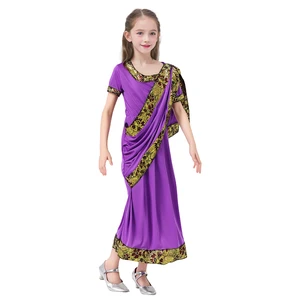 National Glamourosa Indian Girls Kleid Kinder Krippen Bollywood Prinzessin Ethnisches Fantasie -Kleid Sari Kostüm 8 Hauptverkäufe Indianer Kleidung Sari - №6