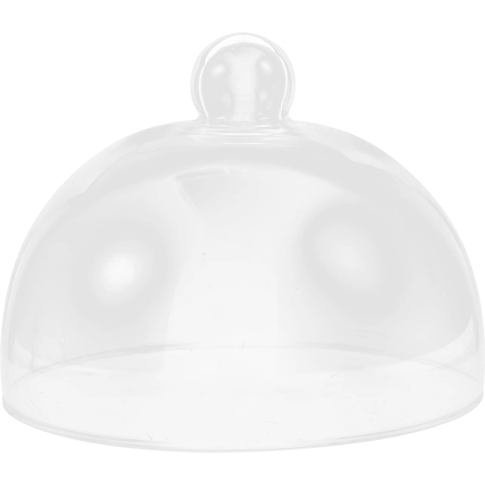 

1Pcs Transparent Glass Cake Dome Food Cover Protective Seal Lid for Cakes Bread Fruits Buffet Wedding Party
