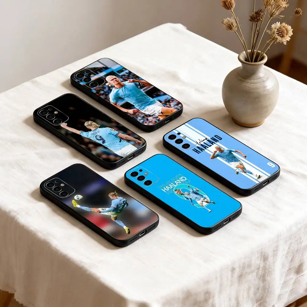 

Erling Haaland Phone Case For Samsung S25,S24,S21,S22,S23,S30,Ultra,S20,Plus,Fe,Lite,Note,10,Black Cover