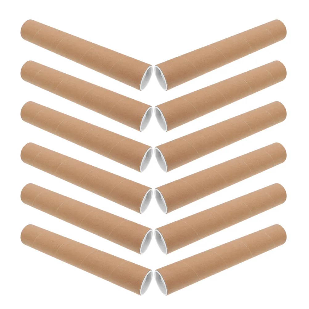 12pcs-paper-storage-tube-versatile-poster-holder-for-diy-projects-safe-reliable-material-carrying-case-poster-tube