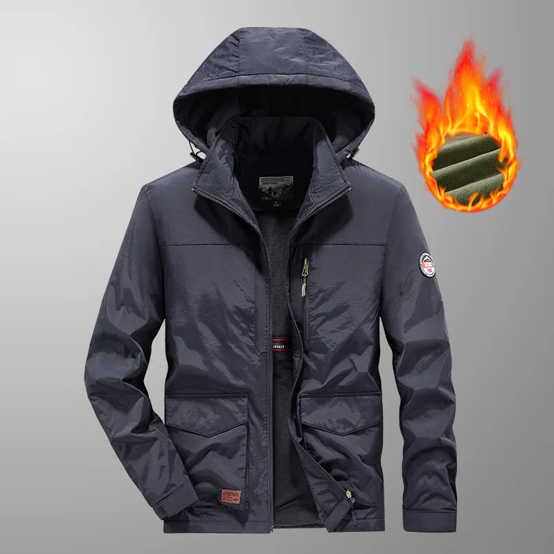 

Зима-Осень, новая мода, мужские утепленные повседневные модные однотонные простые базовые свободные стеганые куртки из флиса, мужские парки