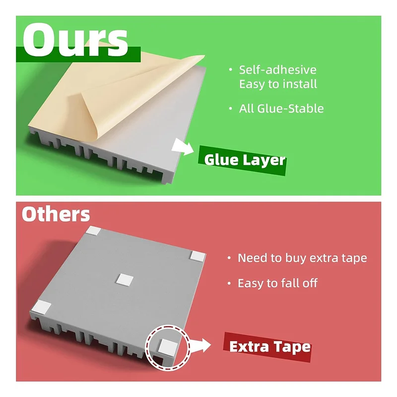 Новые 6 шт. самоклеящиеся панели из акустической пены, звукопоглощающая пена 12 х 12 х 2 дюйма, звукоизоляционная пена для студии звукозаписи, серая