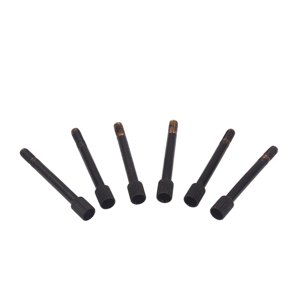 6 قطعة مجموعة أدوات جسر اهتزاز مناسبة دقيقة برغي سرج معدني 38 مللي متر × 44 مللي متر أسود للاعبي الجيتار الكهربائي