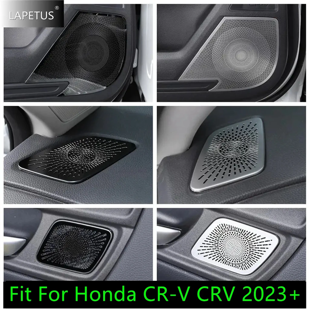 

Car Dashboard / Door Stereo Speaker Audio Sound Loudspeaker Decor Panel Accessories Cover Trim Kit For Honda CR-V CRV 2023 2024