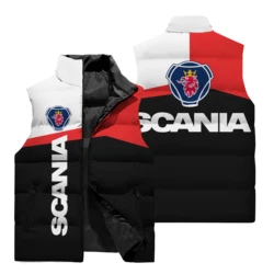 Turck-Camiseta sin mangas de algodón forrada para hombre, chaqueta con logotipo de camión de marca, Scanla 3D patrón impreso, calidez y comodidad al aire libre