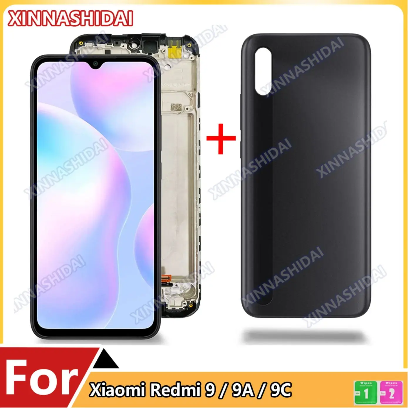 6.53 ''dla Xiaomi Redmi 9 9A 9C wyświetlacz LCD Digitizer do Redmi 9 M2004J19AG M2004J19C montaż części zamiennych