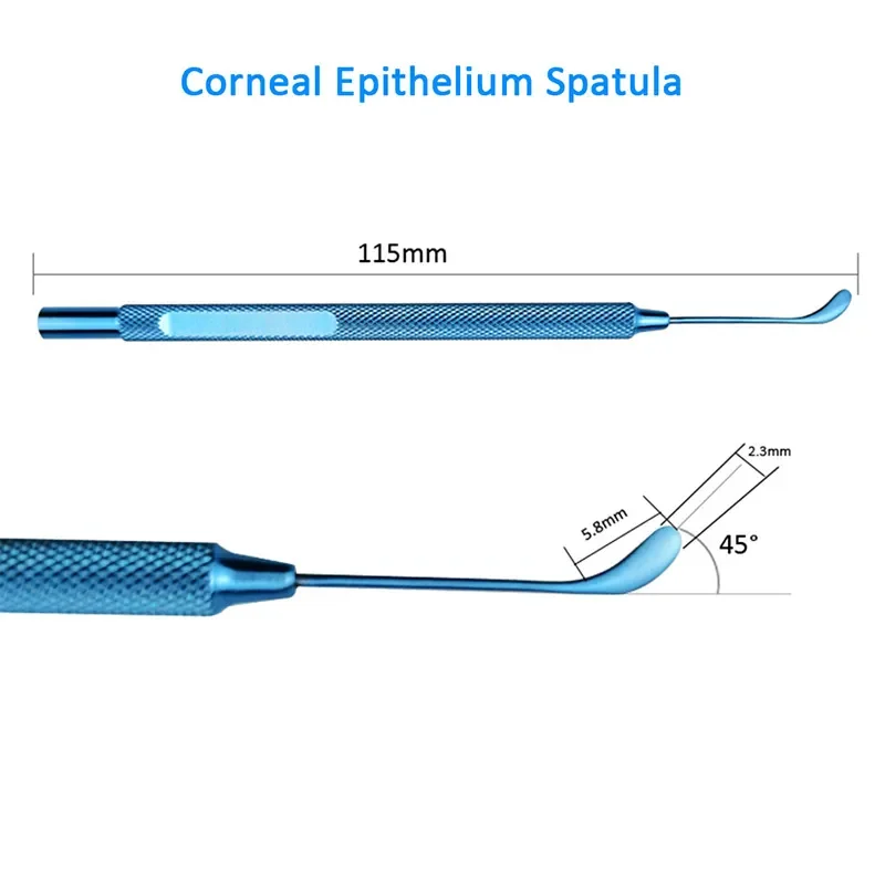 Titanium Alloy Corneal Epithelium Spatula Autoclavable Veterinary Ophthalmic Instruments