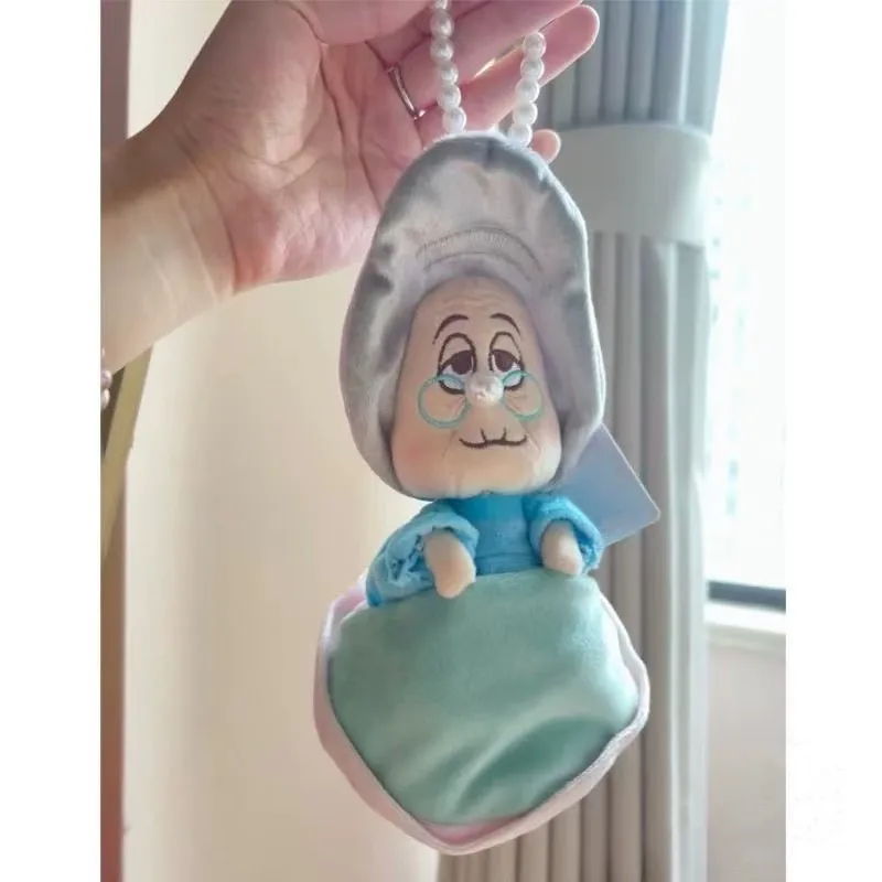 Disney Alice in Wonderland Oyster Grandma Cartoon Plush Toy Dolls Keychain Pendant Backpack Ornament