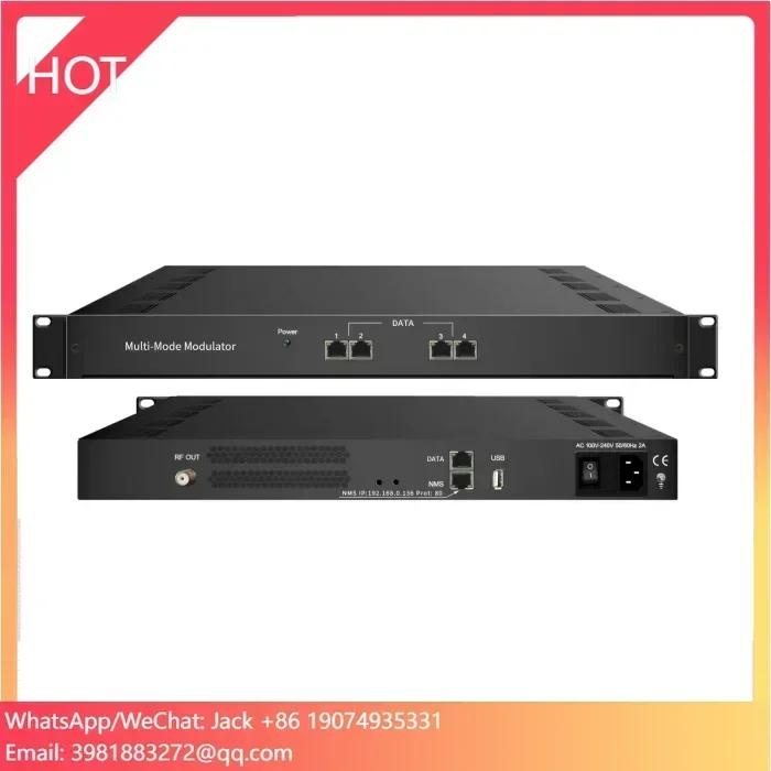 Hot Selling Low Price 3344C 4 in 1 Ip to Qam DVBC DVBT DTMB Digital Catv Modulator