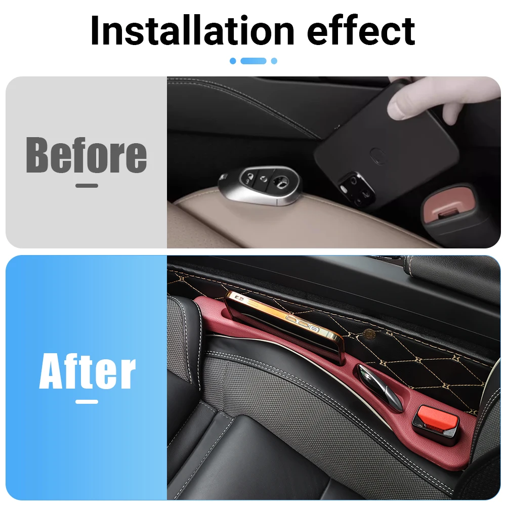 Sealing Strip Car Seat gap Leak Proof Strip For Peugeot 3008 5008 GT Hybrid 2016 2017 2018 2019 2020 2021 2022 2023 2024 2025