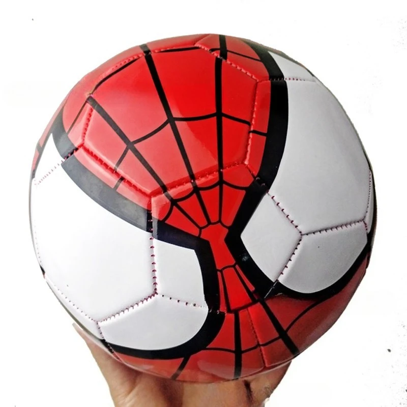Marvels Movie Peripheral Superhero Cartoon PVC Football Ball Size 3/5 Campus Training Toy for Birthday Gift