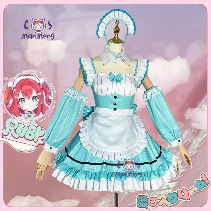 Вакана Шики Ухара Аюму Руби Куросава LoveLive!Саншайн! Костюм для косплеяAiScReam на Хэллоуин, милое платье горничной Лолиты для девочек