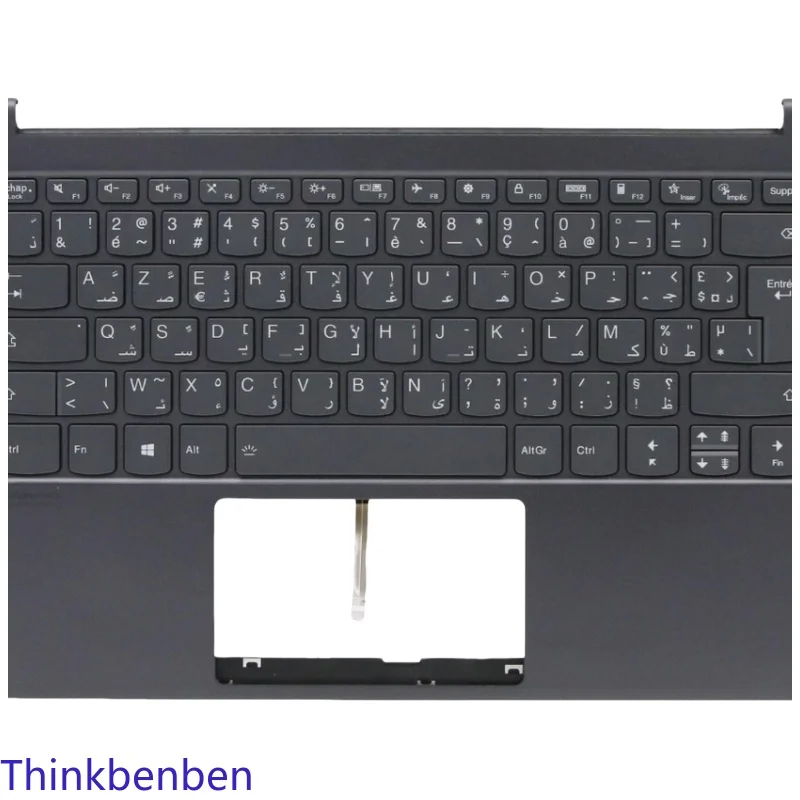 

French Arabic Keyboard Upper Case Palmrest Shell Cover For Lenovo Yoga Slim 7 14 14ARE05 14IIL05 14ITL05 14s ARE 5CB0X55870