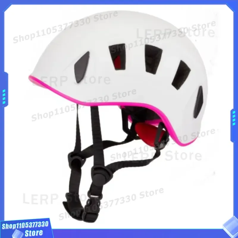 Adjustable Mountaineering Helmet with Soft Straps for Hiking Climbing Safety Gear Durable Design Outdoor Sports Protection