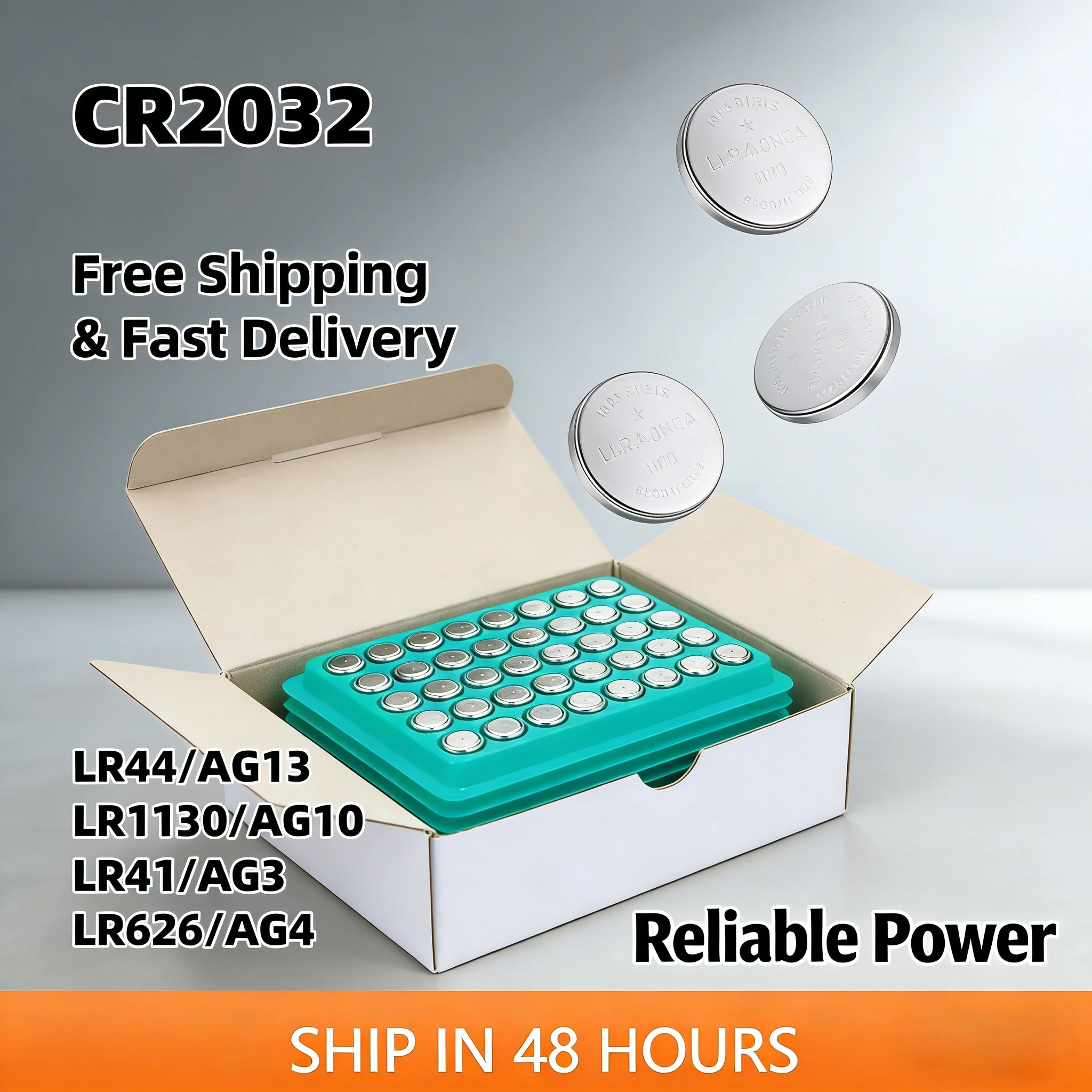 1.55V Mixed Button Coin Cell Batteries AG13 LR44 AG10 AG4 AG3 LR1130 LR626 LR41 for Small Electronics