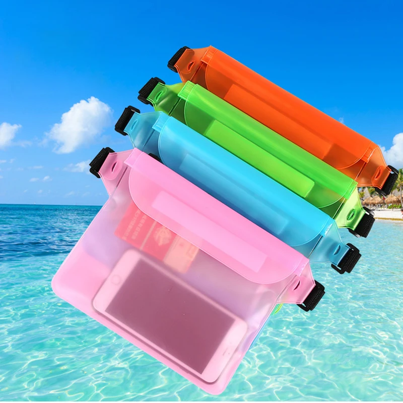 Swimming Waist Bags Waterproof Belt Bag for Phone Diving Fanny Bags Beach Accessories Dry Bag