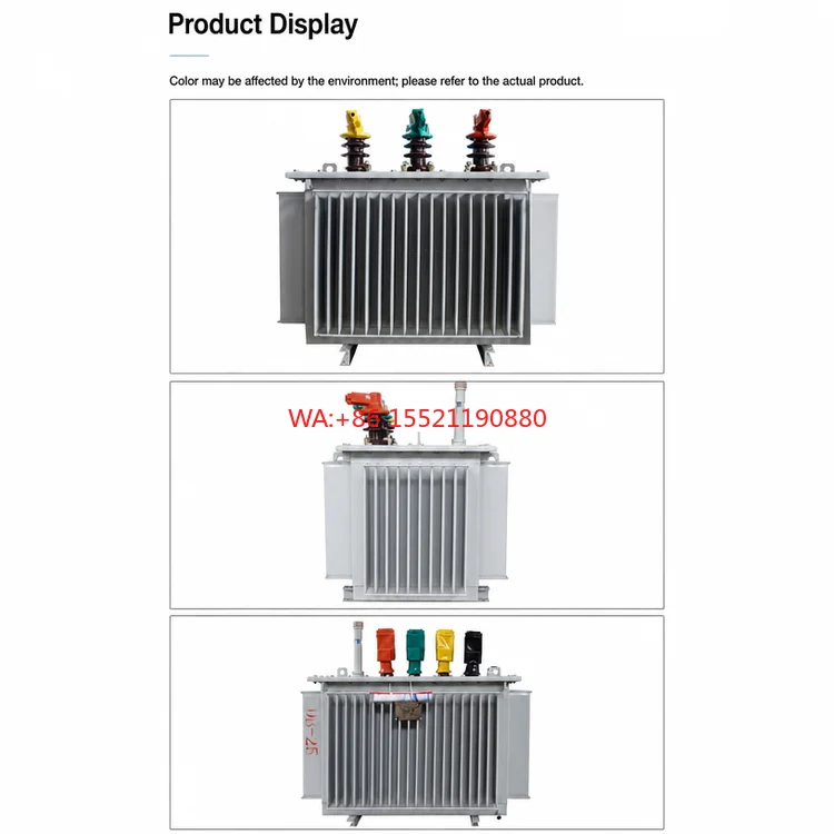 Power Aluminum Winding Power Transformer S13 S11 Oil Immersed Distribution Transformer 250kVA 400kVA Three Phase High