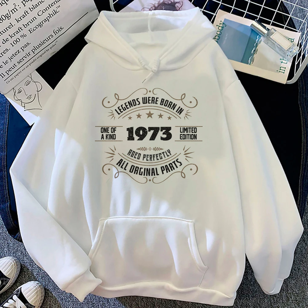 Geboren In 1973 Hoodies Vrouwen Streetwear Japanse Trainingspak Trui Vrouwen Japanse Trekken