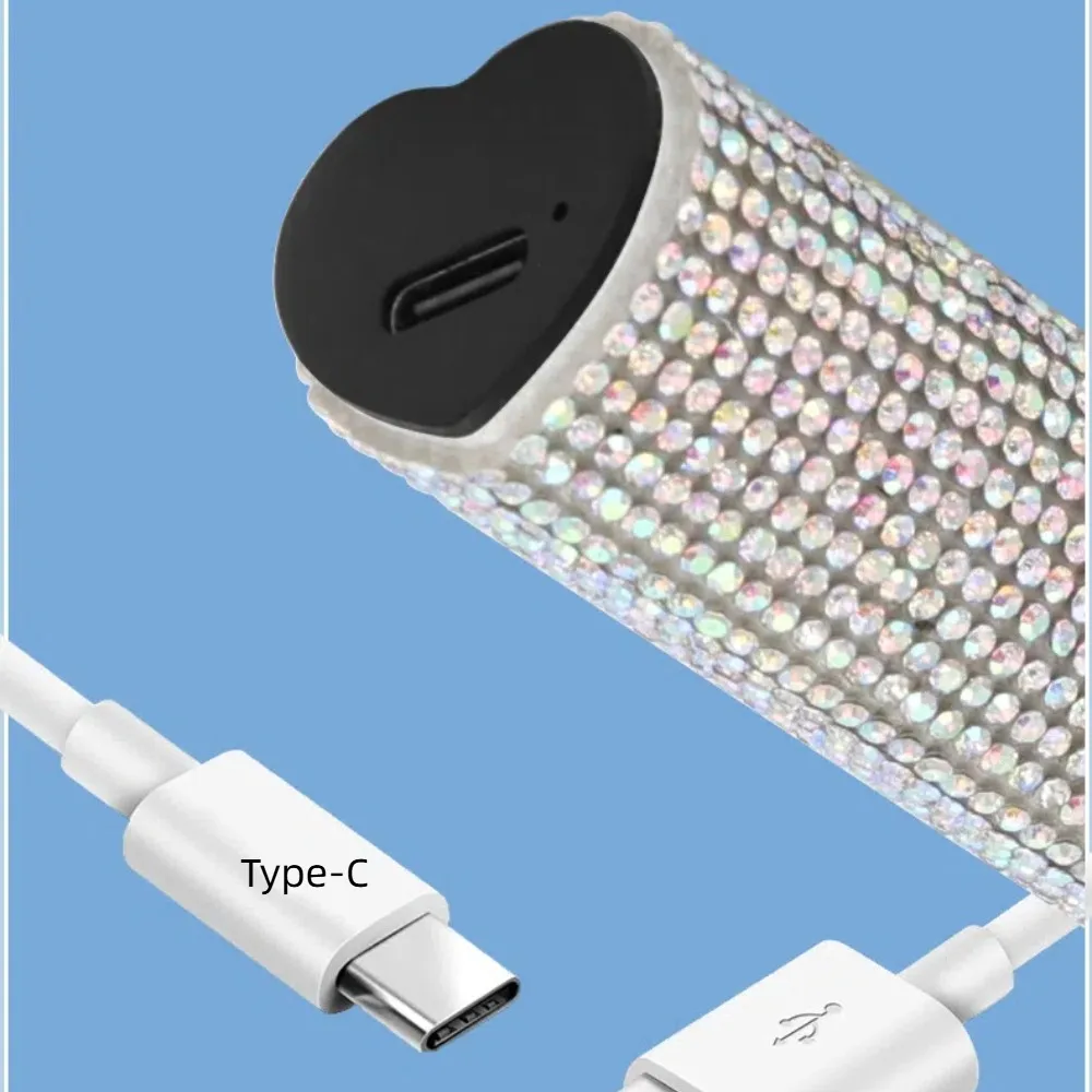 صالون محمول سريع الجفاف USB آلة مجفف الأظافر مع أحجار الراين أدوات العلاج بالضوء المنزلية الأشعة فوق البنفسجية LED مسمار مصباح مصباح يدوي صغير القلم #6