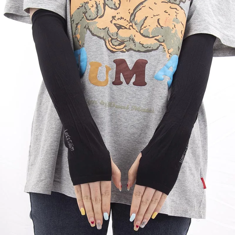 Mangas de brazo Anti-UV para mujer, funda para deportes al aire libre, protección solar, cubierta de mano, refrigeración, correr, pescar, ciclismo, guantes de verano, 1 par