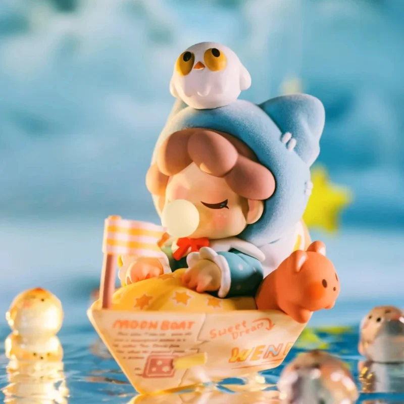 Wendy Follow The Moon Series  Blind Box Mystery Box Dolls Kawaii Action Anime Figure Blind Box Toys Gift