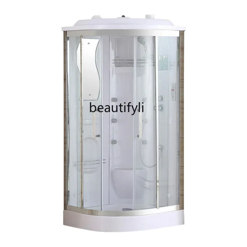 

xx1Stainless Steel Glass Partition Bathroom Integrated Toilet Household, Bath Room Bath Room