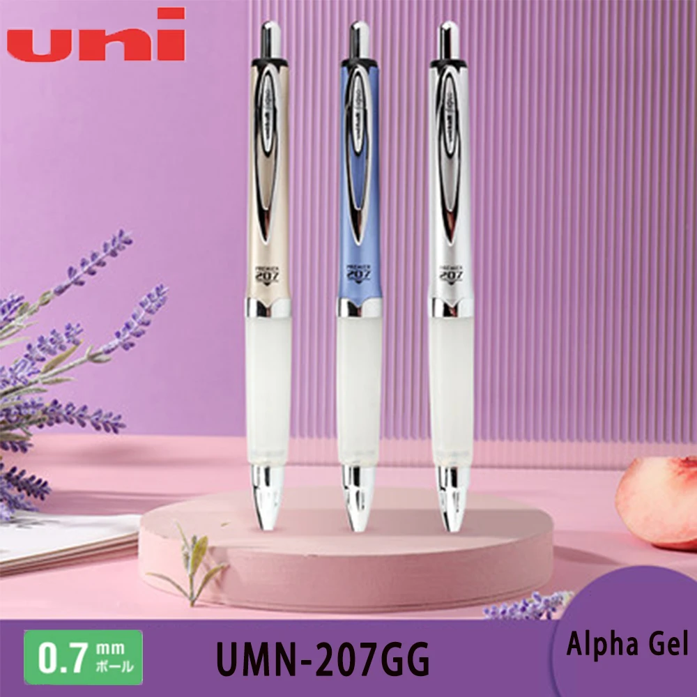 

Japan Uni UMN-207GG 0.7mm Anti-fatigue Press Neutral Pen Signature Pen Water Pen Comfortable Soft-grip Glue Writing Supplies