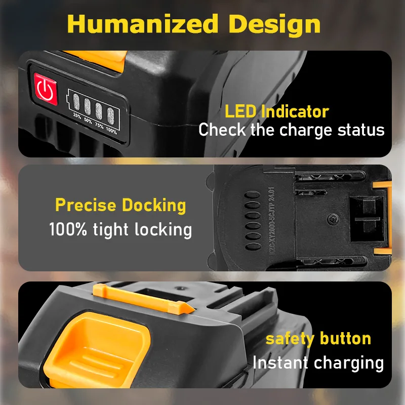 Electric Goddess New High-Performance Lithium Battery Long Endurance Large Capacity Compatible with makita18V battery