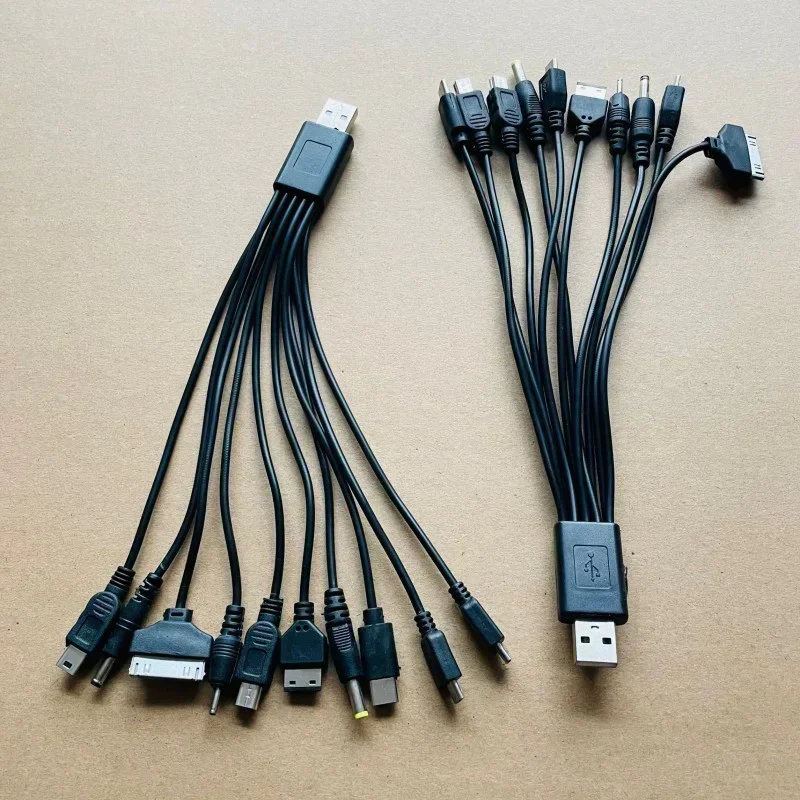 10 in 1 Multifunctional Charger USB Cables for iPod Motorola Nokia  Sony Ericsson Consumer Electronics Data Cables