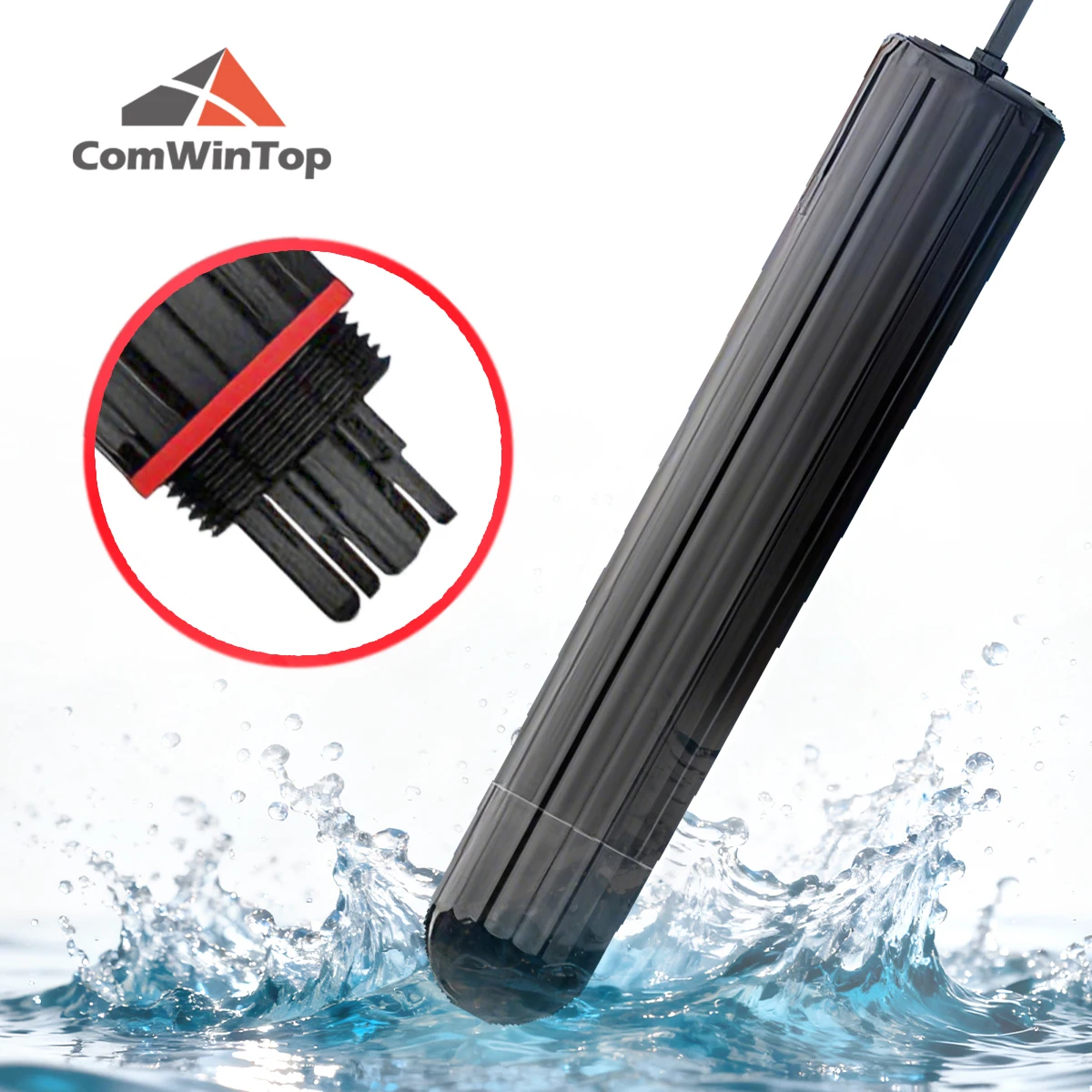 مستشعر جودة المياه 8 في 1 - PH/EC/TDS/Temp/ORP/الملوحة/جهاز اختبار الجاذبية المحددة مع مخرج RS485 #1