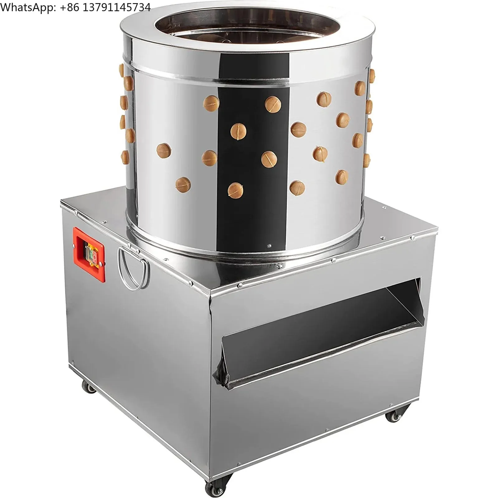1500W Electric Chicken Plucker Plucking Machine 20 Inch Heavy Duty Duck Birds Turkey De-Feather Remover Poultry Machine