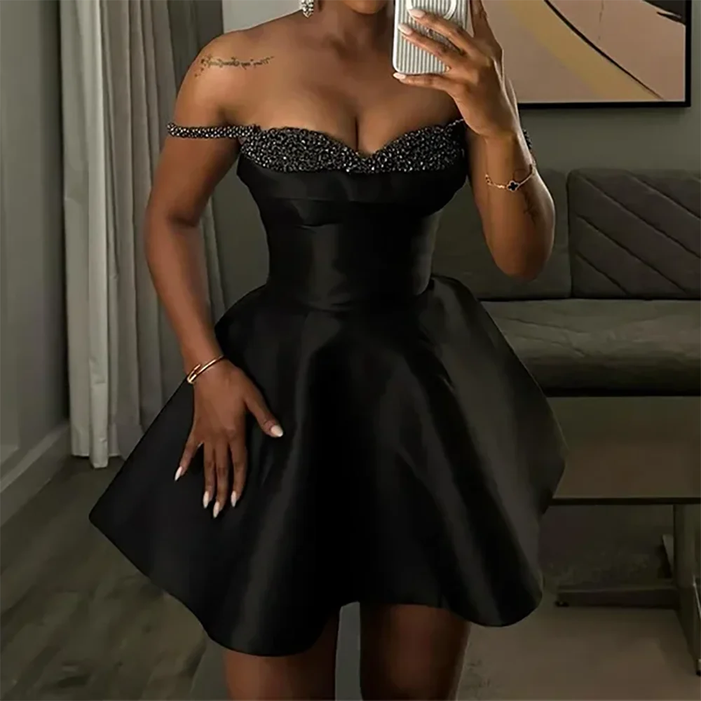 Elegant Sweetheart Beading A-Line Formal Evening Dresses Cocktail Party Prom Gowns Customized