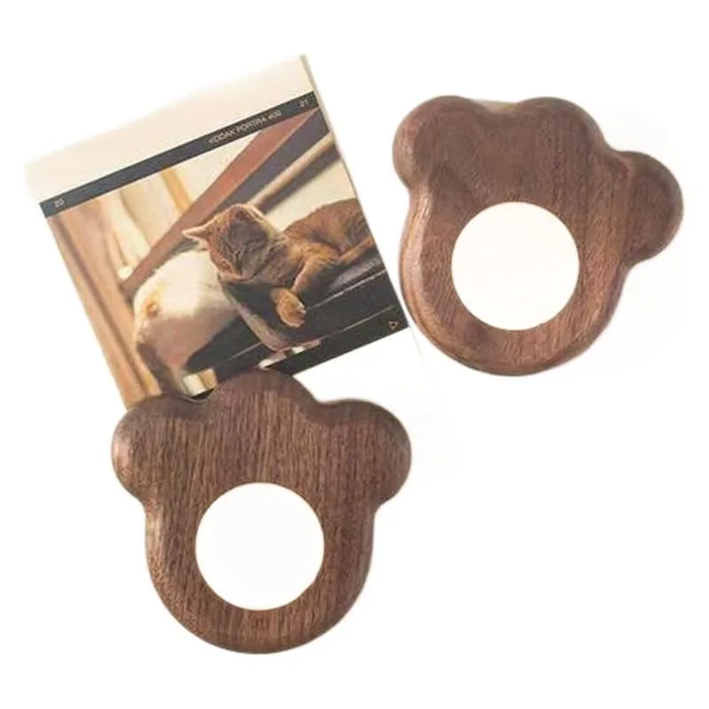 Wooden Cat Claw Bottle Opener Black Walnut Cat Claw Refrigerator Sticker Household Beer Bottle  Refrigerator Sticker Beer